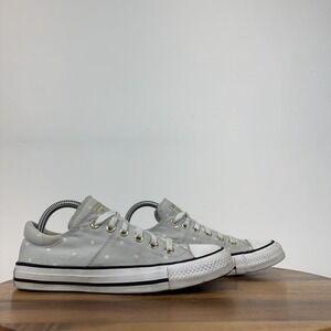 Womens Converse CTAS Madison Gray Polka Dot Low Casual Sneakers Shoes Size 8 M